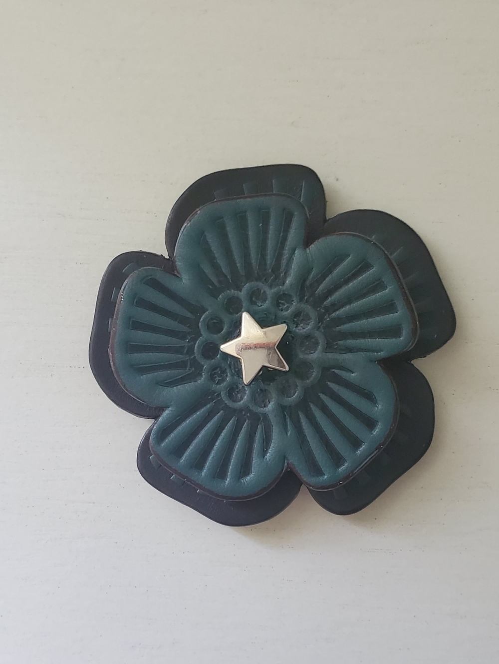 Coach Replacement Tea Rose With Star (Blue) - Picture 6 of 7